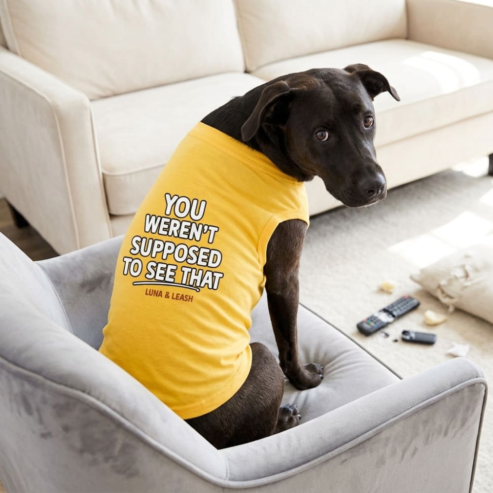 You Weren’t Supposed to See That Dog Shirt