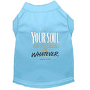 Your Soul or Cheese. Whatever. Halloween Dog Shirt
