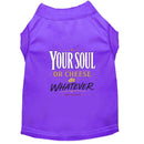 Your Soul or Cheese. Whatever. Halloween Dog Shirt