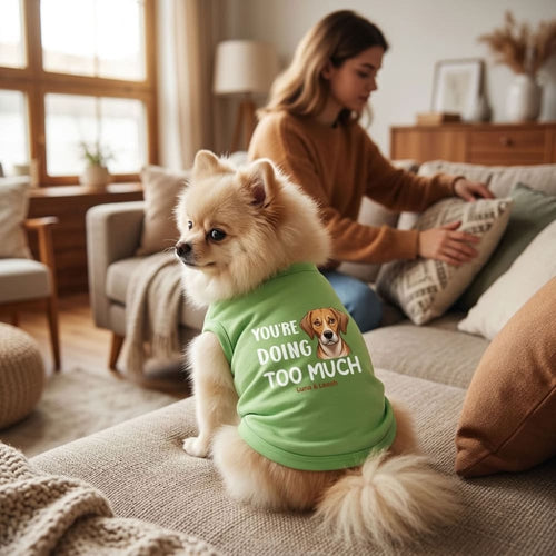 You’re Doing Too Much Dog Shirt - Dog Shirt Deals