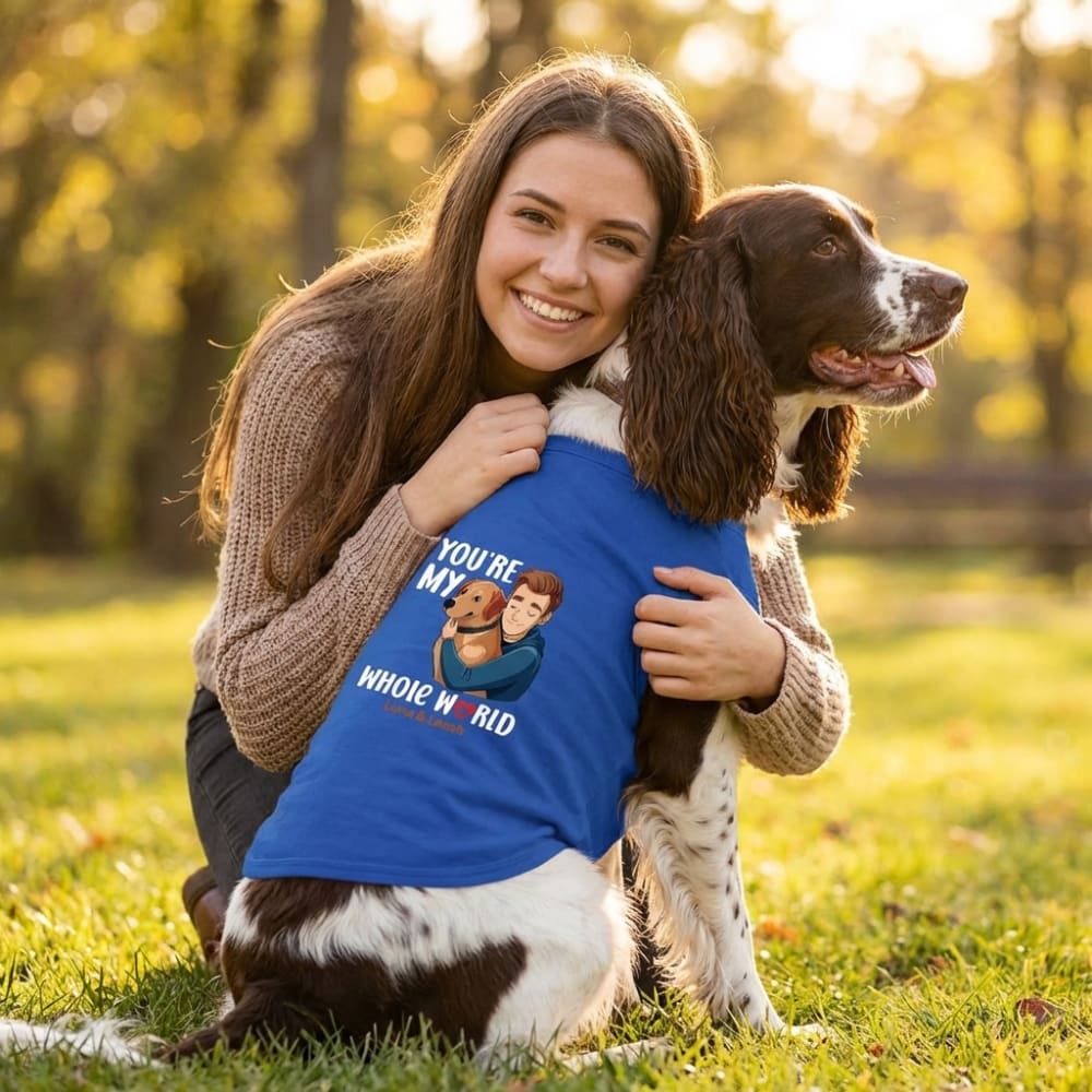 You’re My Whole World Dog Shirt - Sweet & Sentimental Dog