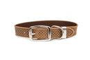 Z Celtic Style Leather Dog Collar - Dog Collars - Euro Style
