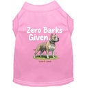 Zero Barks Given Dog Shirt - Funny Dog Shirts