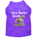 Zero Barks Given Dog Shirt - Funny Dog Shirts