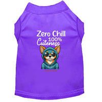 Zero Chill 100% Cuteness Dog Shirt