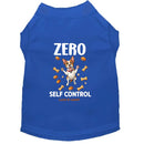 Zero Self Control Dog Shirt - Funny Dog Shirts