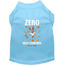 Zero Self Control Dog Shirt - Funny Dog Shirts