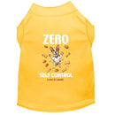 Zero Self Control Dog Shirt - Funny Dog Shirts